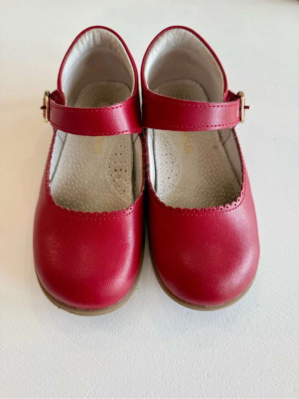 Red Mary Jane Kids Shoes L’Amour Chloe